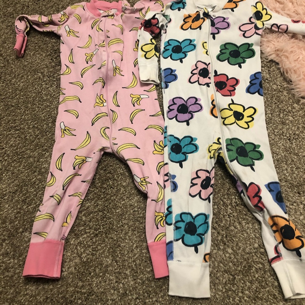2x Hanna Andersson 85cm (2T) pjs